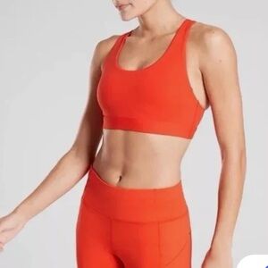 Athleta D - DD Ultimate Sports bra orange Size Large